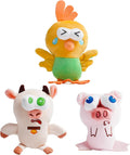 Nocciola 5-Pack Squeaky Dog Toys, Durable Stuffed Critter Zoo Dog Toys with Unique Squeak Sounds to Keep Dogs Busy, Puppy Toys for Small, Medium, and Large Dogs