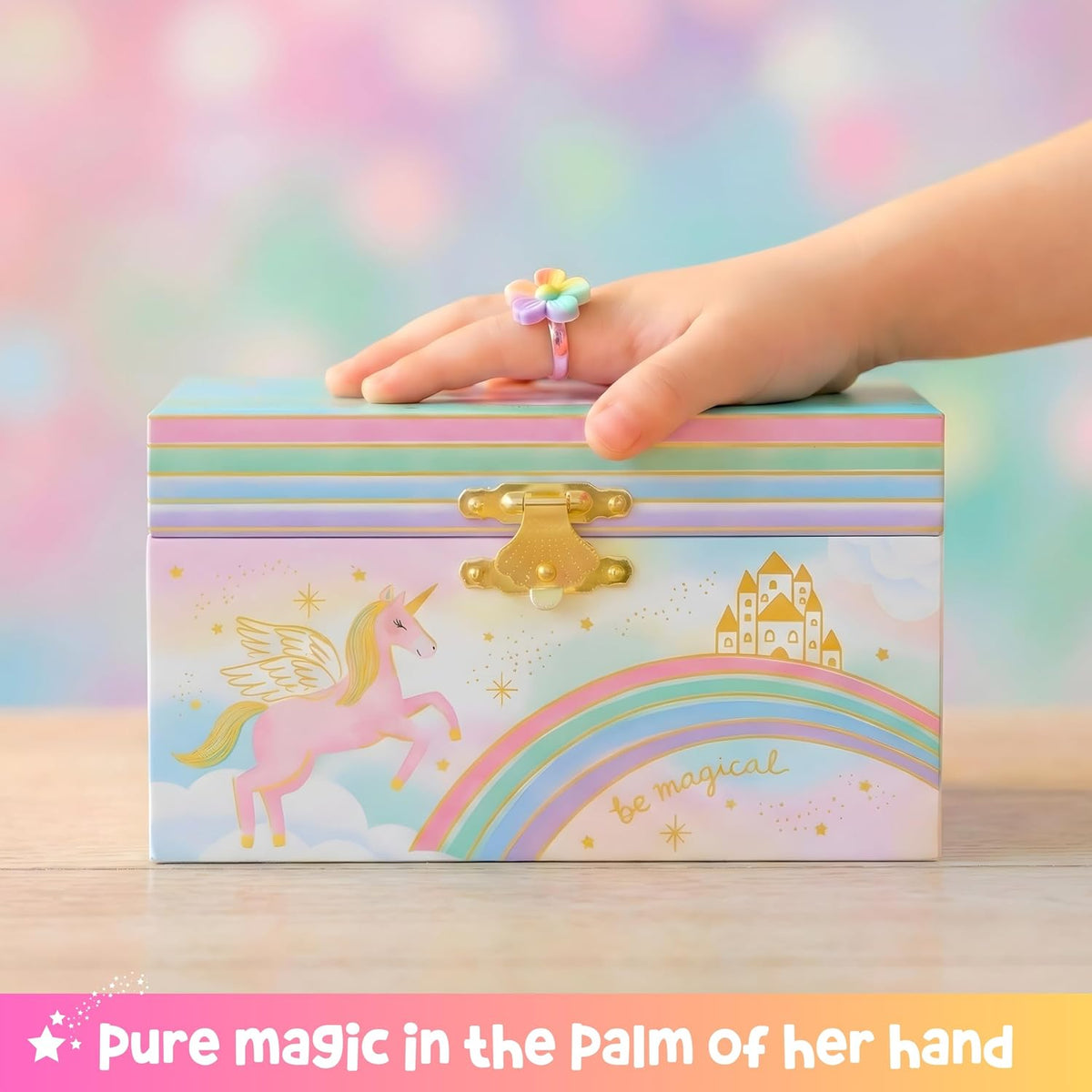 Giggle & Honey® Musical Unicorn Jewelry Box for Girls