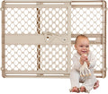 Toddleroo by North States - Supergate Ergo Baby Gate: Plastic Baby Gate for Stairs & Doorways - Adjustable Indoor Safety Gate - Made in USA - 26 to 42 Inches Wide - 26 Inches Tall - Sand