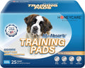 Honey Care All-Absorb, Small 17.5" x 23.5", 120 Count, Dog and Puppy Training Pads, Ultra Absorbent and Odor Eliminating, Leak-Proof 5-Layer Potty Training Pads with Quick-Dry Surface, Blue, A05