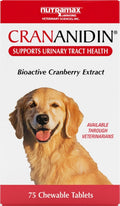 Nutramax Crananidin Urinary & Bladder Dog Supplement, Chewable Tablet, 75ct
