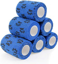AUPCON Vet Wrap Cohesive Bandages Bulk Self Adhesive Bandage Wrap Self Adherent Wrap Non-Woven for Dogs Pet Animals & Ankle Sprains & Swelling 2 Inch x 5 Yards (2 Inch Claw)