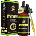 Billion Pets - Hemp Oil for Dogs and Cats - Helps with Anxiety, Pain, Stress, Sleep, Arthritis, Seizures Relief - Hip and Joint Support - Calming Drops