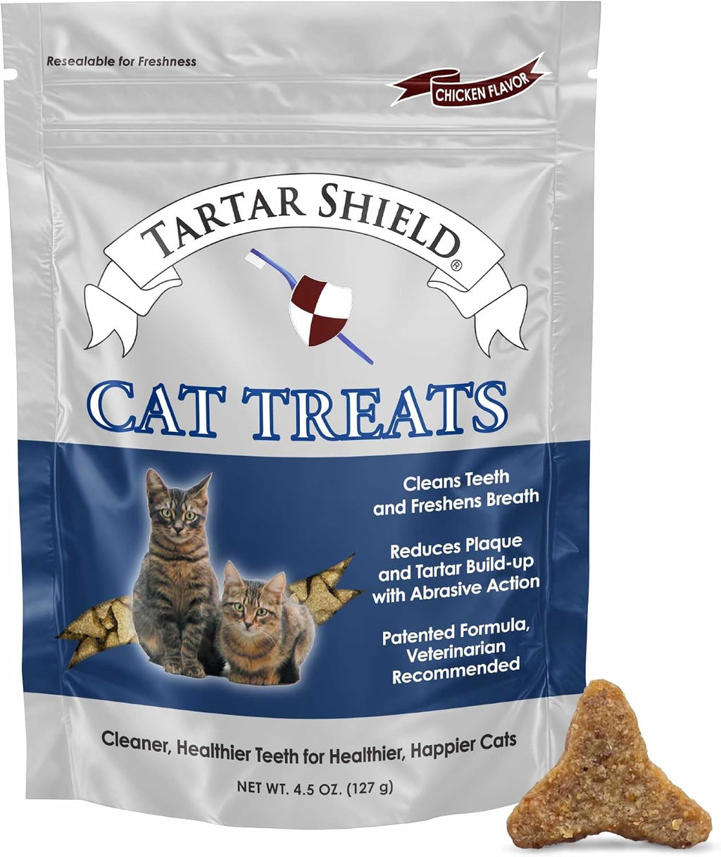 Tartar Shield® Daily Dental Cat Treats, Chicken Flavor, 4.5 oz