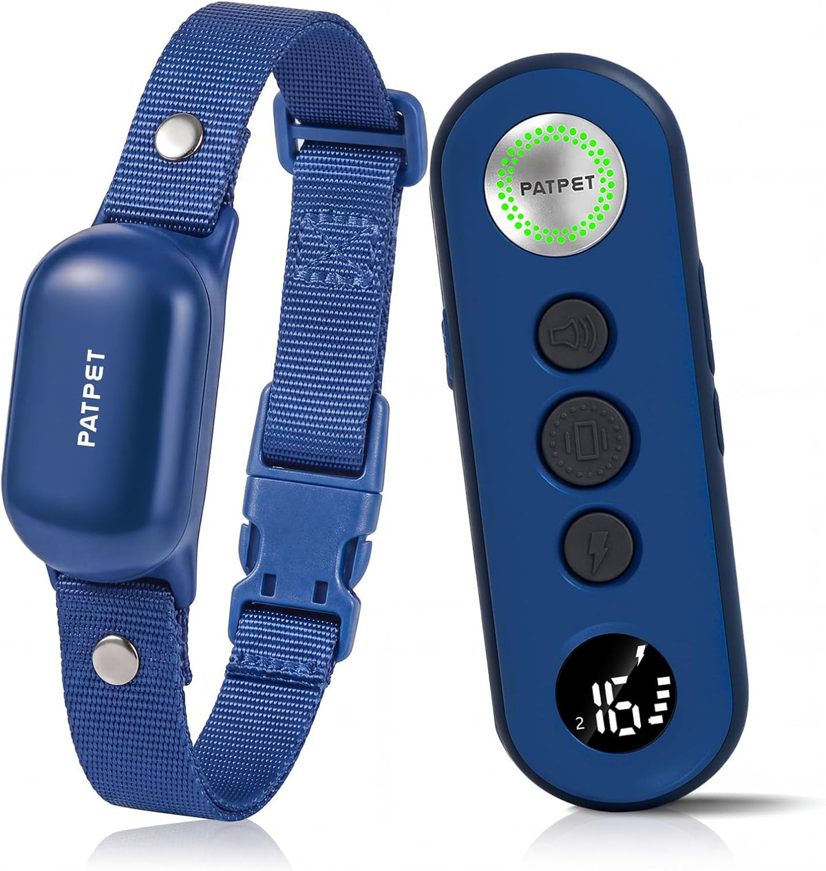 PATPET Shock Collar for Dogs - 4000FT Dog Training Collar with Remote, IPX7 Waterproof 4 Modes(Beep/Vibration/Shock/Safe) Dog Shock Collar, Rechargeable E-Collar for Small Medium Large Dogs (5-120Lbs)