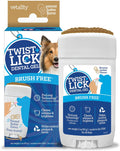 Twist + Lick Dental Gel for Dogs, Cleans Teeth and Freshens Breath for 24 Hours, Chicken Flavor, 2 oz, 30 Day Supply