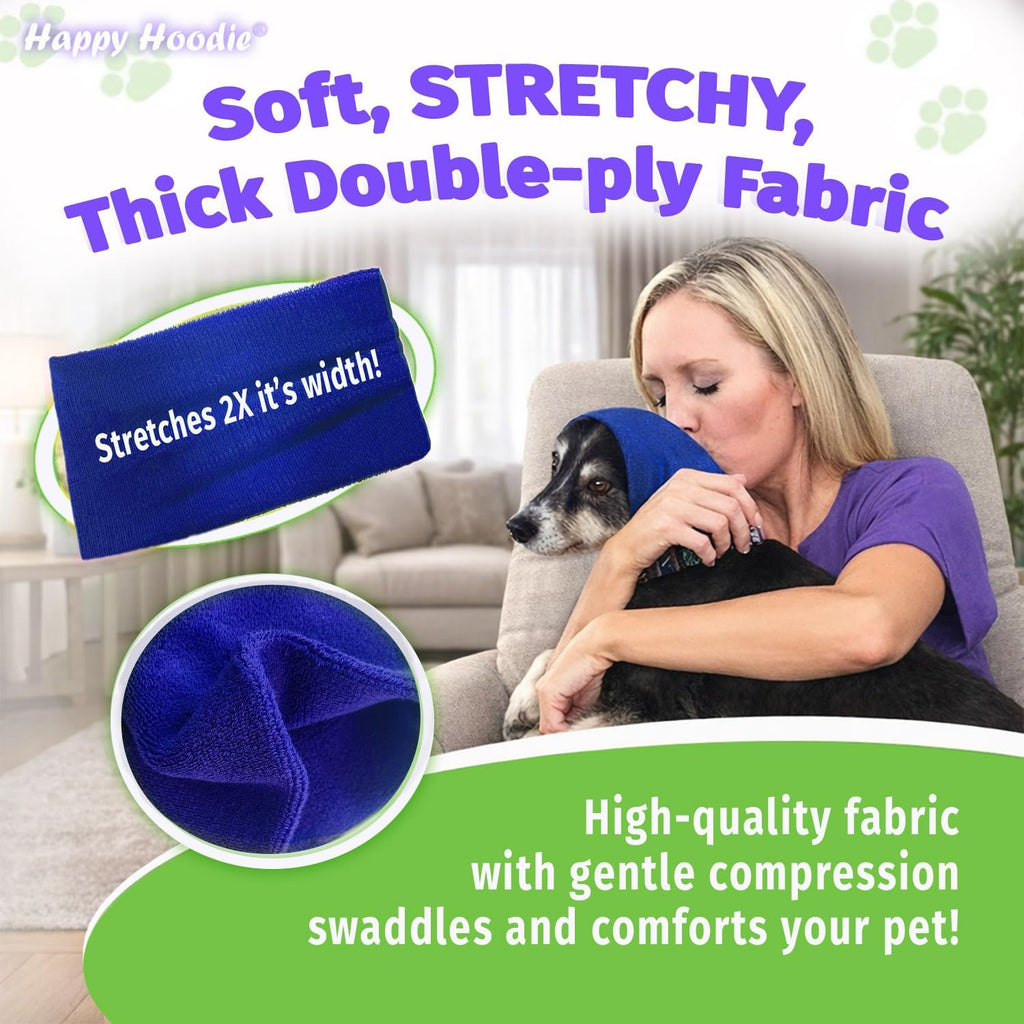 Happy Hoodie The Original Dog & Cat Calming Band for Noise & Anxiety Relief