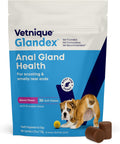 Vetnique Glandex for Dogs Anal Gland Chews 60ct Pumpkin + Digestive Enzymes | Anal Gland Dog Treats, Boot the Scoot + Fishy Odor Support, Fiber, Probiotics, Quercetin + Apple Pectin, Peanut Butter