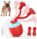 Interactive Dog Toys, Automatic Moving and Rolling Dogs Toy with Rope for Medium/Large Dogs, Interactive Dog Ball to Keep Them Busy(Blue)