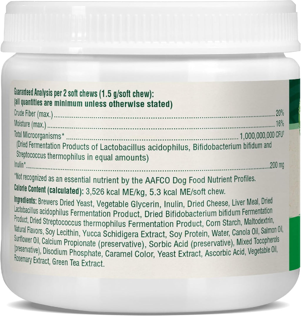 PetNC Natural Care Liver Flavor,Cheese Pre & Probiotic Soft Chews for Dog 120 ct (Pack of 1) (Packaging May Vary)