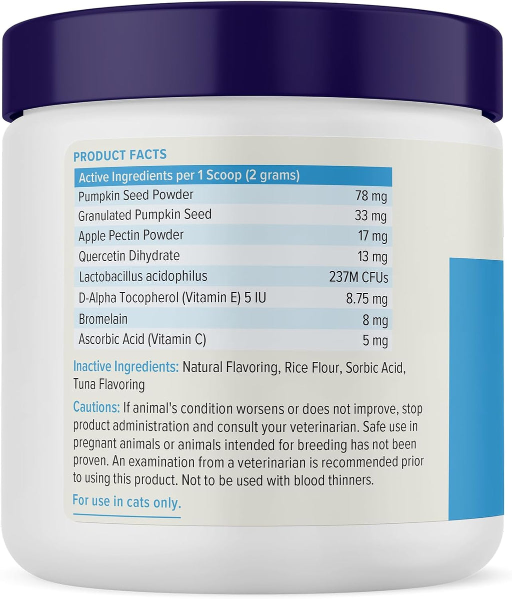 Vetnique Glandex for Cats, Anal Gland Powder & Fiber for Scooting