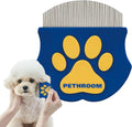 PETHROOM Professional Eye Comb for Pets, Stainless Steel Tear Stain Remover | Gentle Round-Head Grooming Tool for Cats & Dogs, Compact & Portable for Eye Gunk Removal