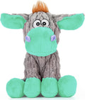 loncoldy Plush Chew Toys for Large Dogs, Tough Crinkle Stuffed Animal Squeaky Interactive Toys for Small Medium Large Dogs, Keep Them Busy, Big Pet Toys