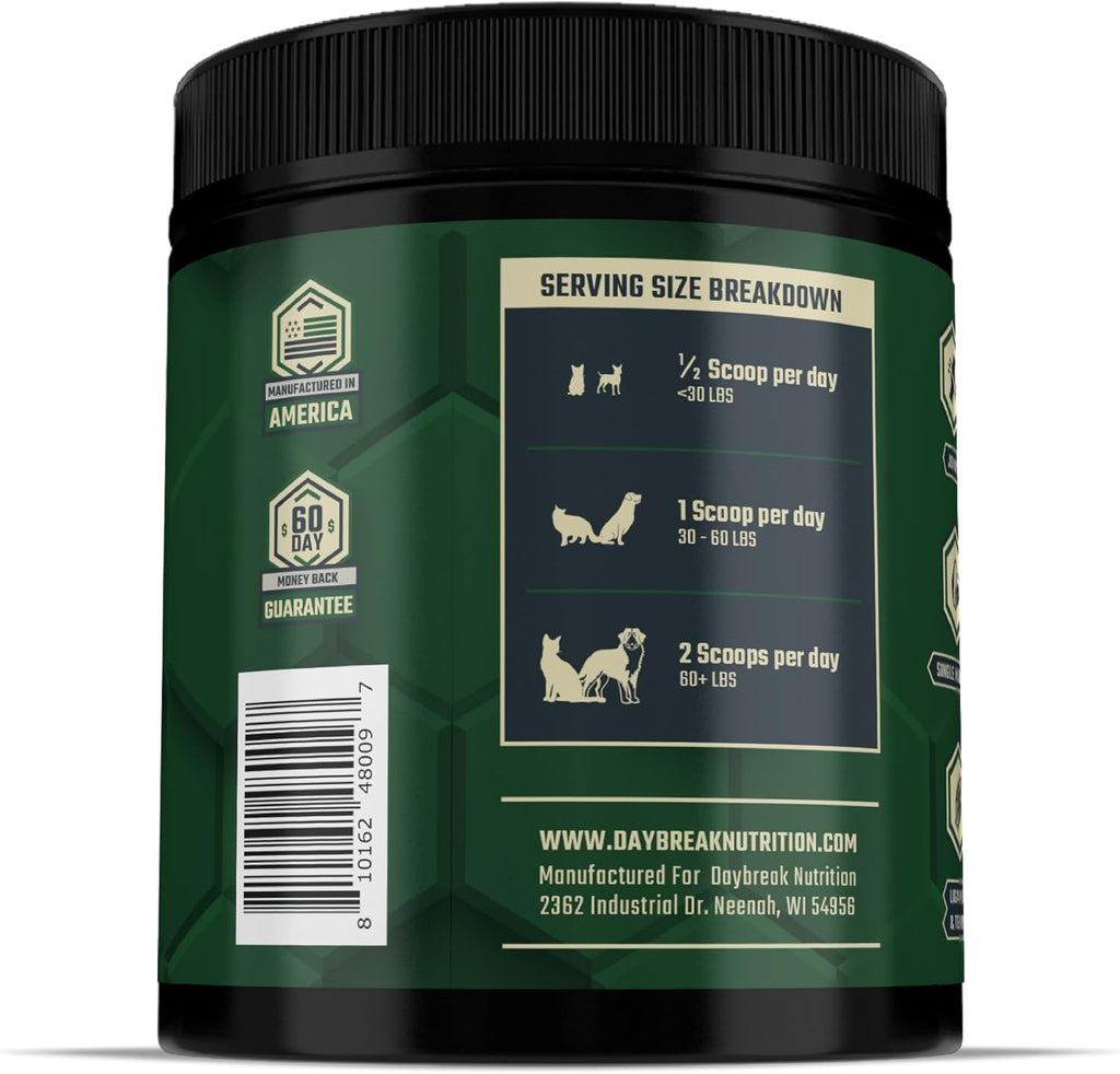 Pure Green Lipped Mussel Powder for Dogs and Cats, 75 Grams