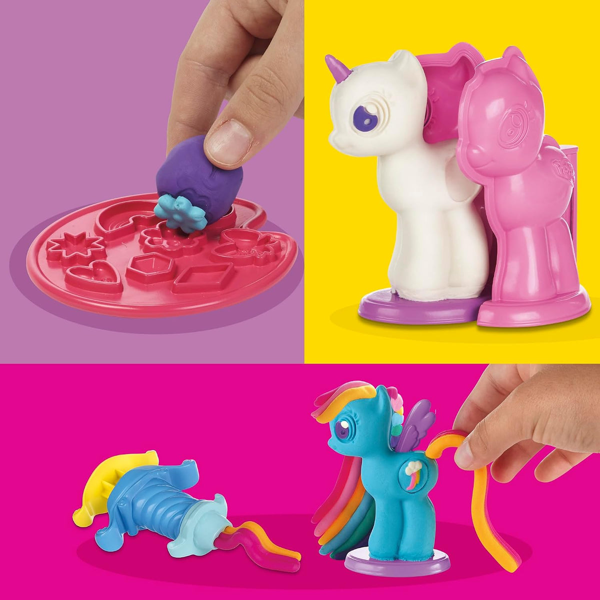 Play-Doh Make & Style Ponies Set, My Little Pony Toys and Figures, Kids Arts and Crafts Playset (Amazon Exclusive)
