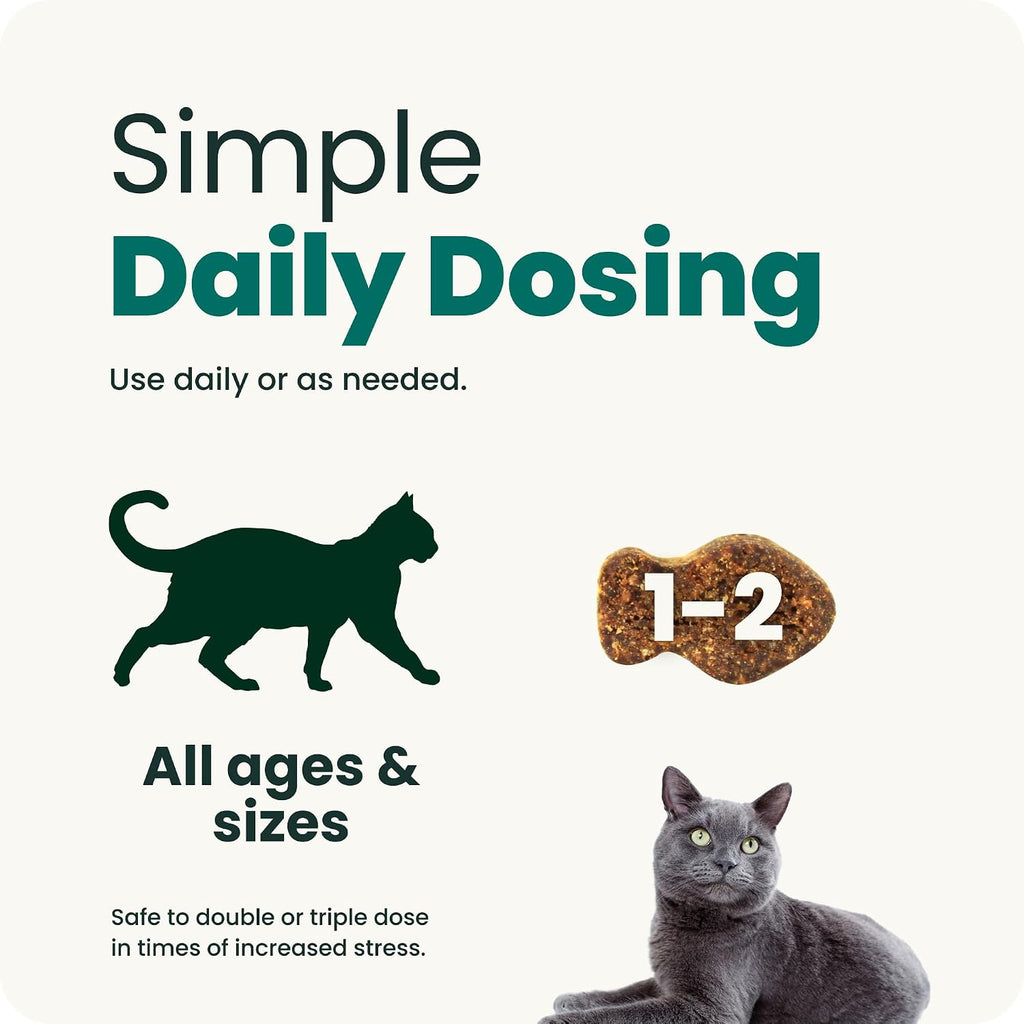 VetriScience Calm & Confident Chews for Cats, Chicken, 30 Count