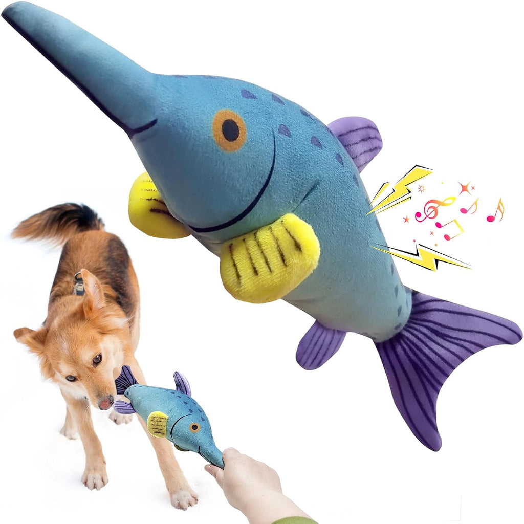 Fuufome Octopus Squeaky Dog Toys for Puppy, Small and Medium Large Breed | Tough Soft Fabric, Interactive Daily Companionship, Tug of War Doggie Toy, Training Reward, Birthday Gift
