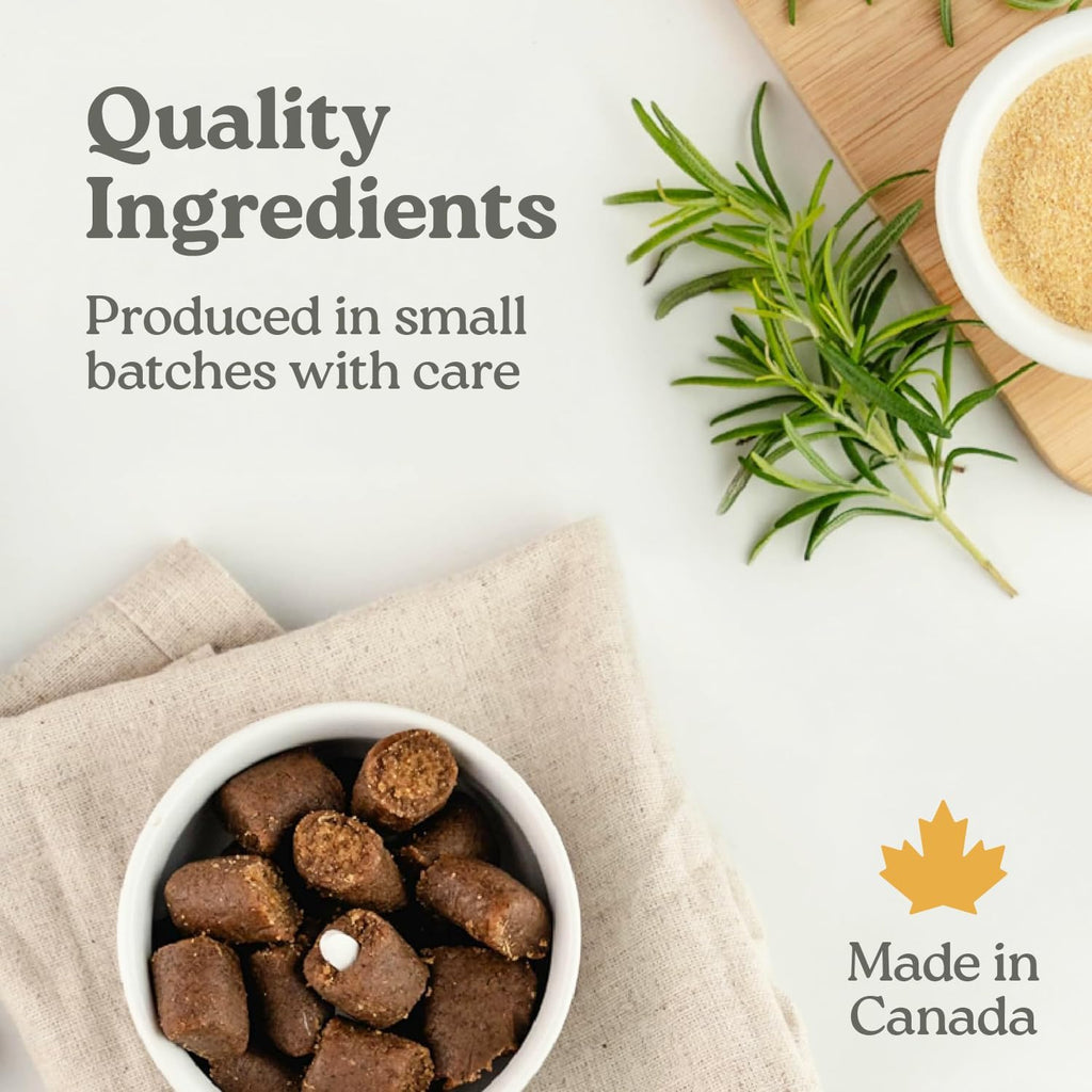 Presidio Earthly Pill Buddy Naturals - Duck (Chicken-Free) Pill Hiding Treats for Dogs - Pill Pocket for Any Size Medication - 90 Servings
