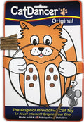 Cat Dancer Interactive Cat Toy - Fun and Fitness for Your Furry Friend - Engaging Paper Roll Attached with 30 Inches Flexible Spring Steel Wire for Playful Cats – 2 Pack