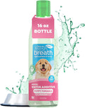 TropiClean Fresh Breath Dental Water Additive, Dog Breath Freshener, 33.8oz | Freshens Breath & Cleans Teeth | No Toothpaste or Toothbrush Required
