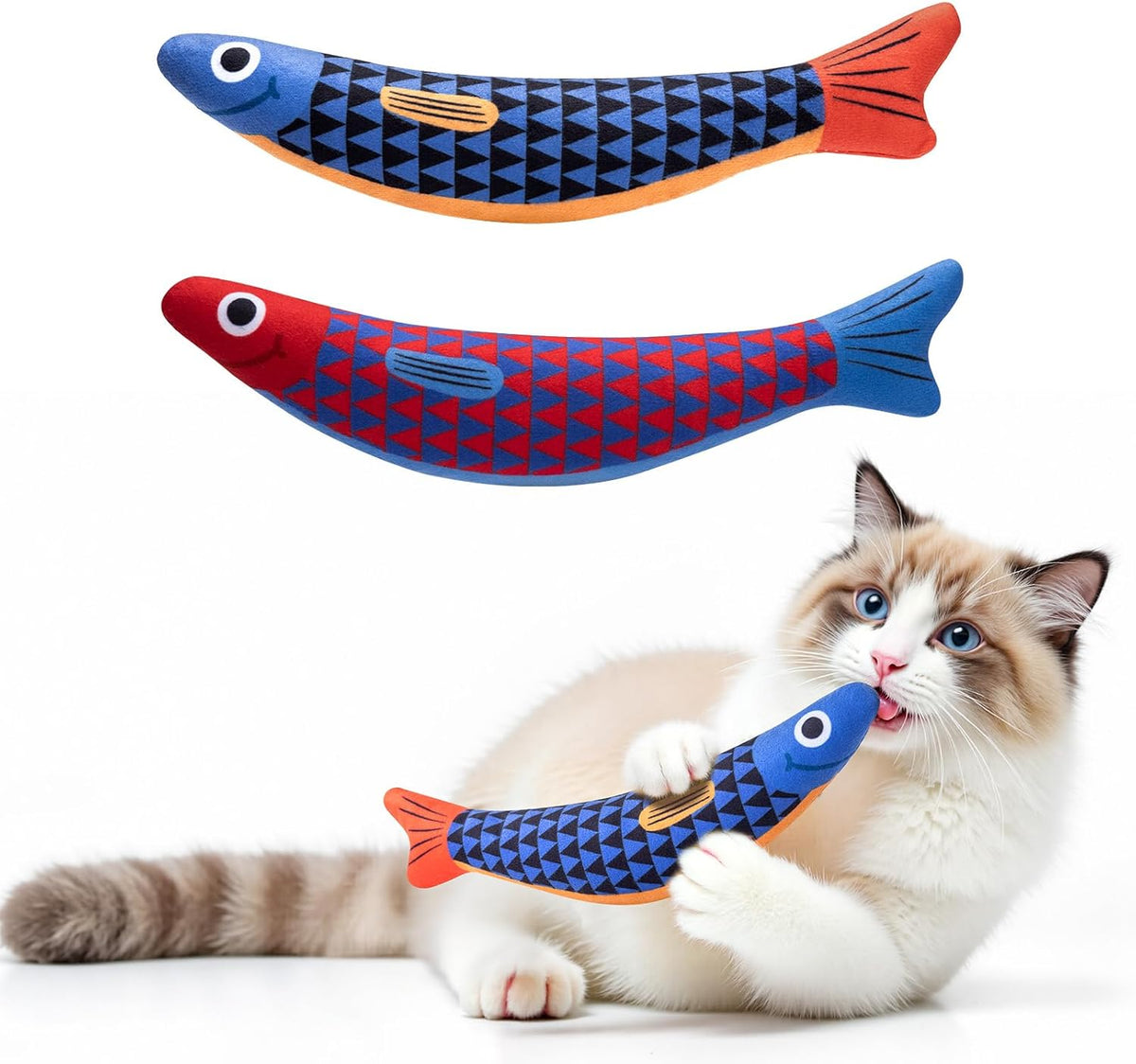 PetBusy Cat Toys with [5000 mg A+Natural Catnip & Silvervine] Kicker Fun