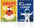 Card Games, Go Fish and Old Maid Card Game for Kids Ages 4-8