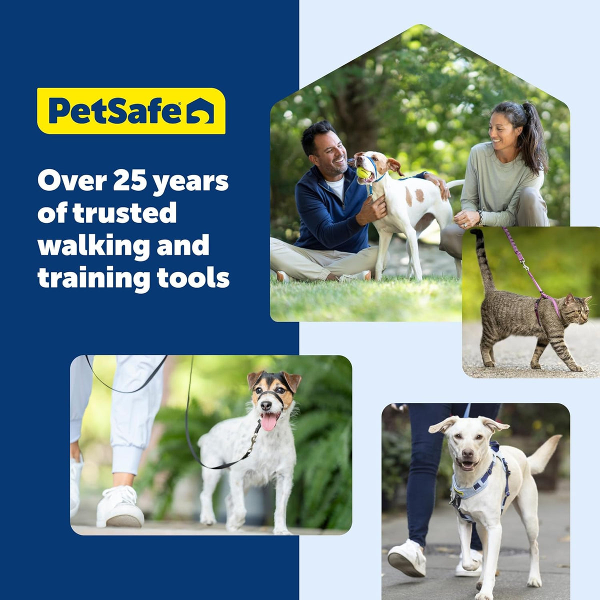 PetSafe Gentle Leader No Pull Dog Headcollar, Royal Blue, Medium