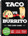 Taco vs Burrito - The Wildly Popular Surprisingly Strategic Card Game Created by a 7 Year Old - 5 Ways to Play - a Family-Friendly Party Game for Kids, Teens & Adults