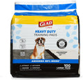 Glad for Pets XL Charcoal Training Pads, Heavy Duty, 24x24 in, 30 Count | Quick-dry quilted top and leak-resistant layers for indoor potty use and crate liners, 24 x 24 in