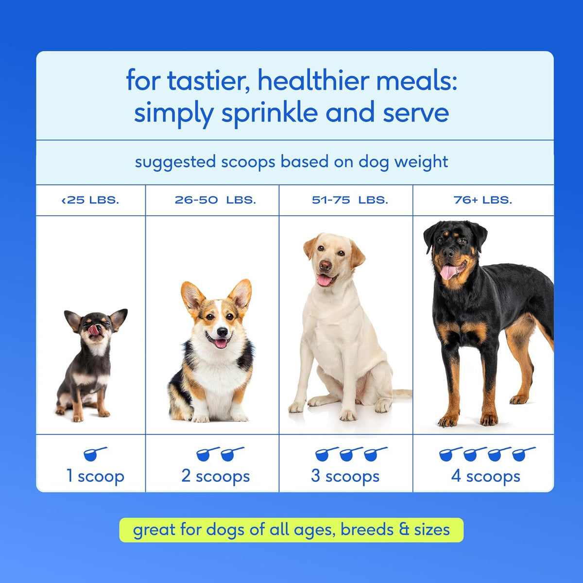 Native Pet The Daily Dog Vitamins & Supplements - 11-in-1 Multivitamin for Dogs - Daily Powder Supplement with Probiotics, Collagen - 60 Scoops