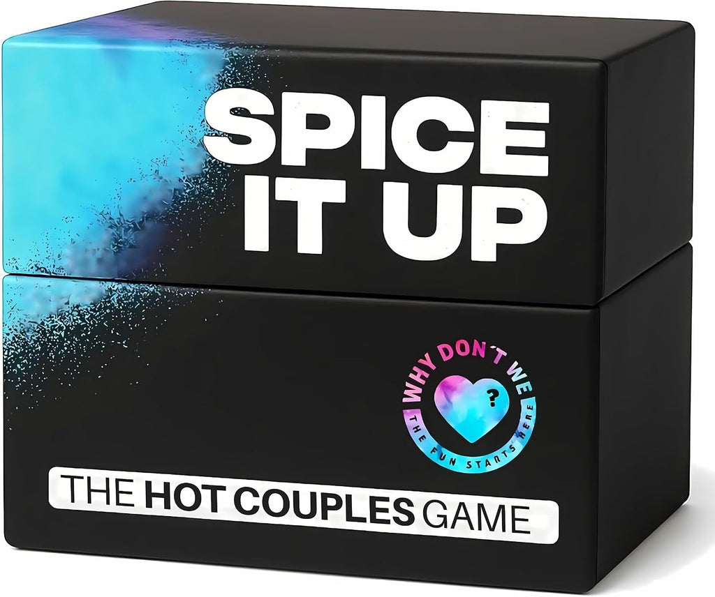 Why Don't We - Spice IT UP - Super Fun Couples Games for Date Nights: 150 Cards with Conversations, Spicy Dares & More - Best Date Night Games for Couples - Romantic Adult Couple Game