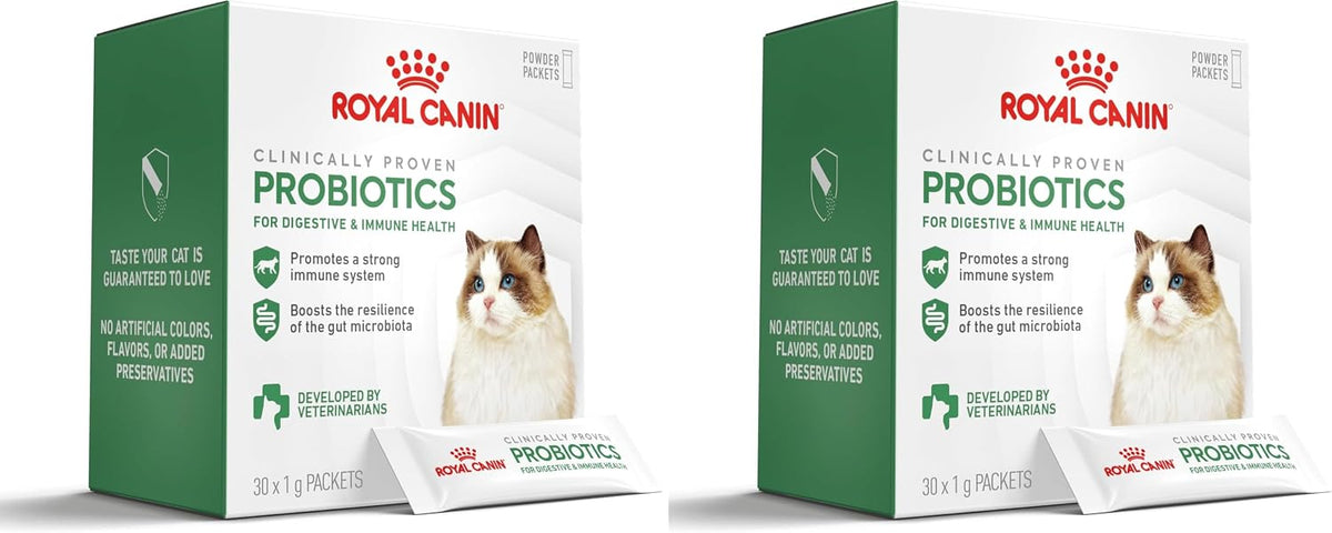 Royal Canin Probiotics for Cats Digestive and Immune Health Powder Supplement for Cats of All Ages, 30 Count