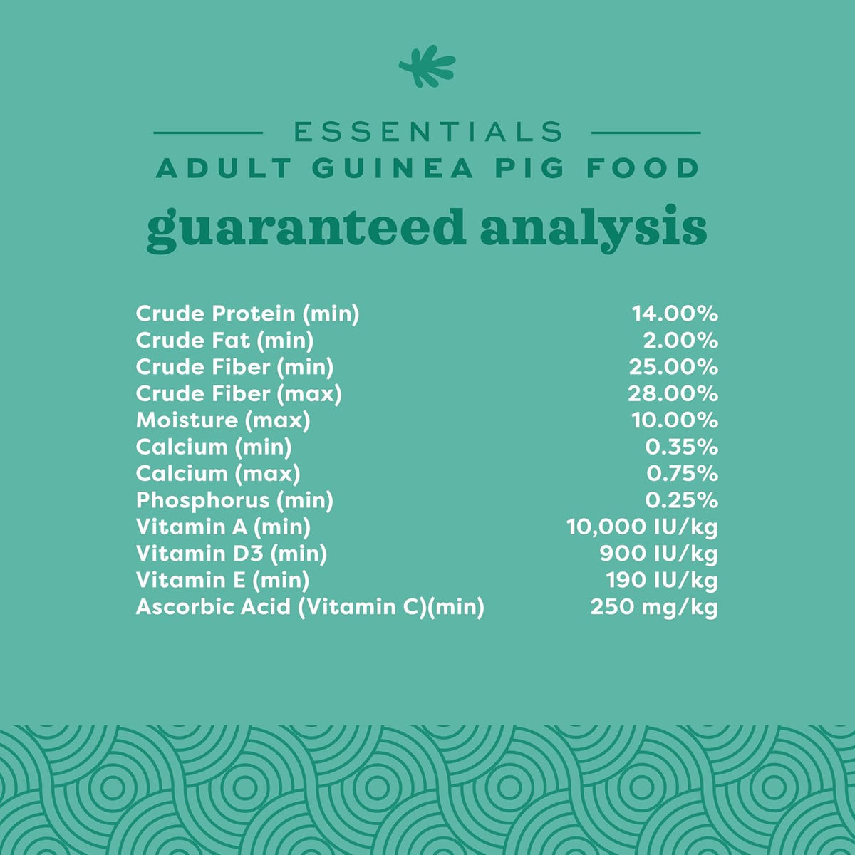 Oxbow Essentials Adult Guinea Pig Food, Timothy Hay Pellets, USA, 5 lb