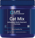 Life Extension Cat Mix, cat Food Supplements, Heart Health, probiotics, L-arginine, Taurine, B12, folic Acid, Vitamin C, Vitamin E, Rosemary, Nutrient Absorption, Gluten-Free, Non-GMO, 85 Servings