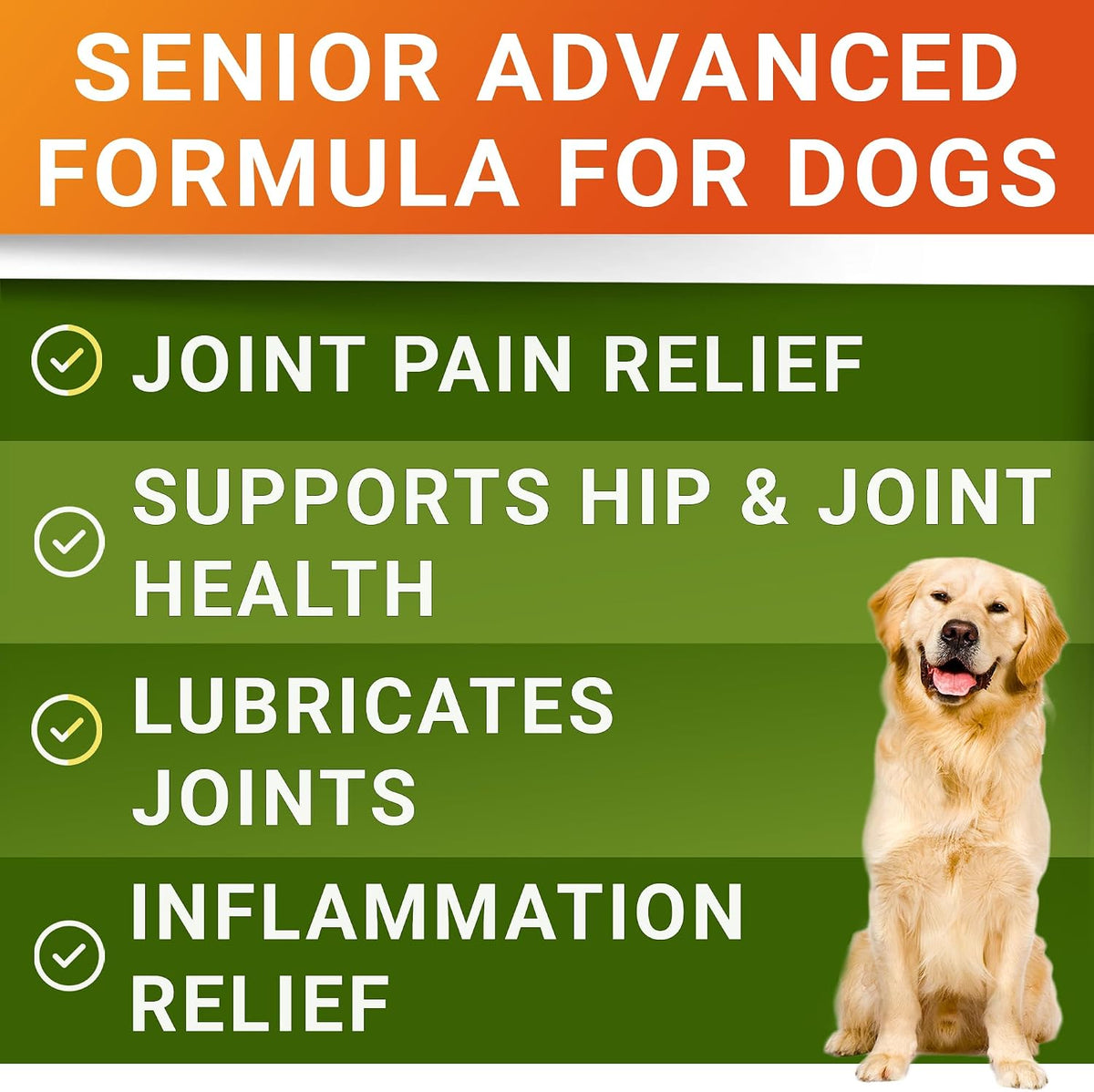 Advanced Glucosamine for Dogs, Chondroitin & MSM Hip Joint Supplement Chews | Made in USA - Supports Hip Joint Mobility w/Omega-3 - Joint Pain Relief - Chewable Treats, All Breeds - Vet-Approved (120Ct)