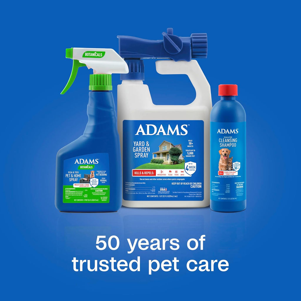 ADAMS Plus Flea & Tick Shampoo with Precor for Dogs & Cats, 12 oz