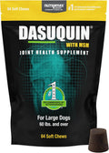 Nutramax Dasuquin MSM Joint Supplement for Large Dogs, Soft Chews, 84ct | Glucosamine and Chondroitin, ASU, MSM, Supports Healthy Joints, For Dogs Over 60 lbs, All Ages, Soft Chews