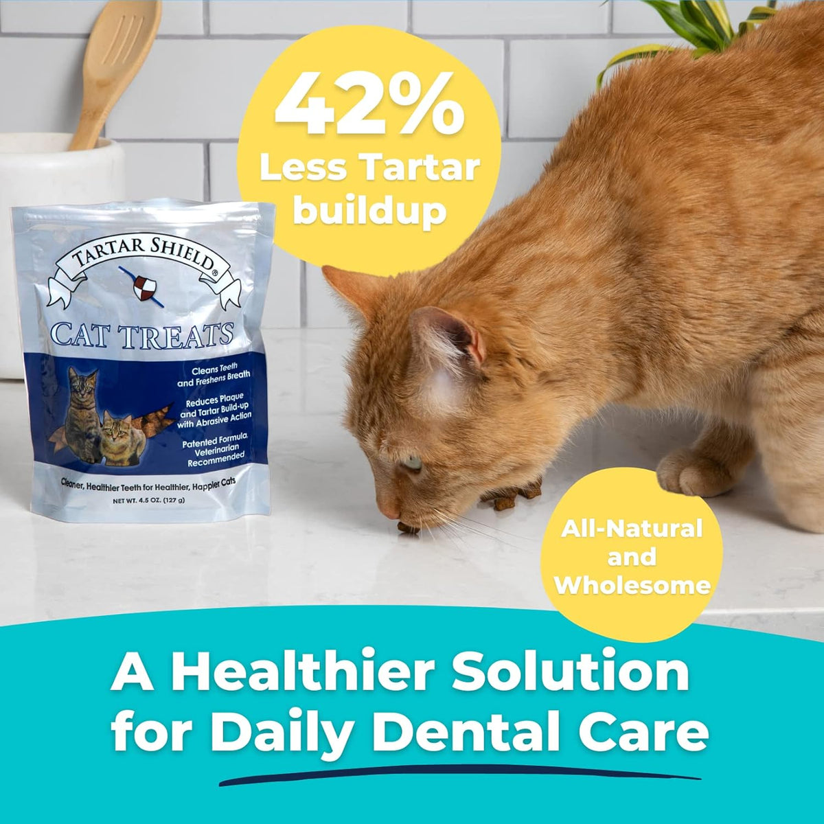 Tartar Shield® Daily Dental Cat Treats, Chicken Flavor, 4.5 oz