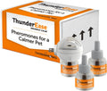 ThunderEase Dog Calming Pheromone Diffuser Kit | Powered by ADAPTIL | Vet Recommended to Relieve Separation Anxiety, Stress Barking & Chewing, and Fear of Fireworks & Thunderstorms (30 Day Supply) | Vet Recommended, Powered by Adaptil Helps Separation Anx