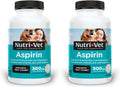 Nutri-Vet Dog Aspirin, Aspirin Tablets for Large Dogs, 300mg, 75 Count | Aspirin for Dogs, Joint Support, Inflammation Care, Large Breeds, Occasional Use, Pet First Aid, Tablet Formula, Easy Dosing
