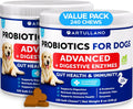 Probiotics for Dogs - 120 Chews - Dog Yeast Probiotic - Dog Probiotics | Dog Probiotics for Yeast, Itchy Skin and Itchy Ear - w/ Prebiotics, Digestive Enzymes - Gut Health Probiotic Chews for Dogs