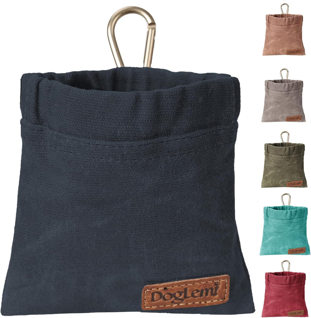 ETIAL Dog Treat Pouch,Portable Puppy Dog Training Treat Bag,Hand Free Dog Walking Bag,Auto Closing Pet Feed Snack Reward Pocket,Dog Food Dispenser for Pet Puppy Travel or Outdoor Use