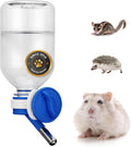 Choco Nose No-Drip Water Bottle Feeder for Guinea Pigs, Hamsters, Bunnies, Ferrets, & Small Pets, 10.2 fl.oz, 300ml - Easy to Install in Cages/Crates, US Patented Leakproof Nozzle 10mm, Blue (C128)