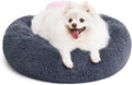 MIXJOY Orthopedic Dog Bed Comfortable Donut Cuddler Round Pet Beds Ultra Soft Washable Dog and Cat Cushion (20''/23''/30'') (23'', Brown)