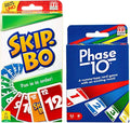 Mattel Phase 10 Card Game with Skip-Bo Card Game