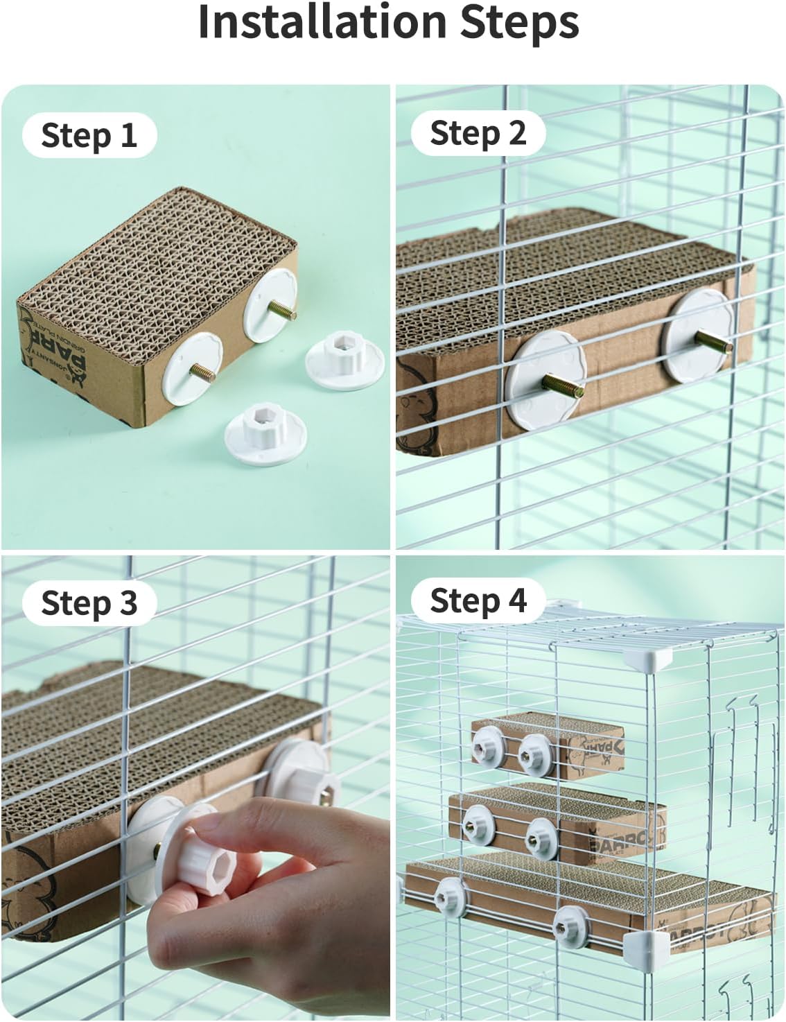 7.3 Inch Paper Bird Toys, Bird Platform, Parrot Toy, Help Birds Clean Beak, Release Stress, Reduce Boredom - Suitable for Budgie, Cockatiel, Lovebird, and Other Small to Medium-Sized Pet Birds