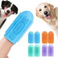 Dog Toothbrush Finger Toothbrush Dogs Tooth Brushing Kit 8 Pack Dogs Finger Toothbrushes for Dog Teeth Cleaning& Dental Care Doges Tooth Brush Pet Toothbrush