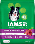 IAMS Proactive Health Adult Minichunks Dry Dog Food, Chicken, 30 lb