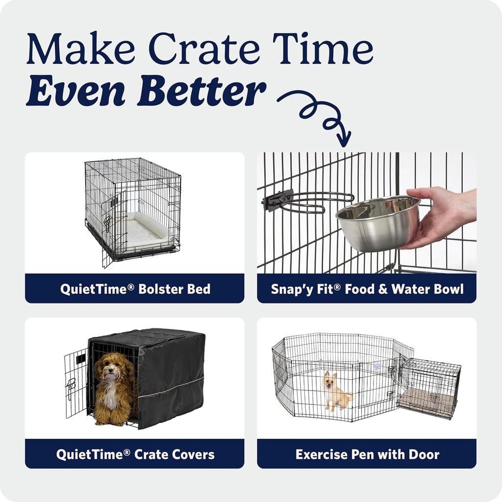 Midwest 42-Inch Single Door iCrate, for Large Breeds, 71-90 lbs