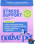 Native Pet Calming Chews for Dogs - Promotes Calming Effect, Supports Emotional Balance & Reduces Hyperactivity - Hemp Seed, Melatonin for Dogs, L-Theanine & Casein - Air-Dried 30 Chews